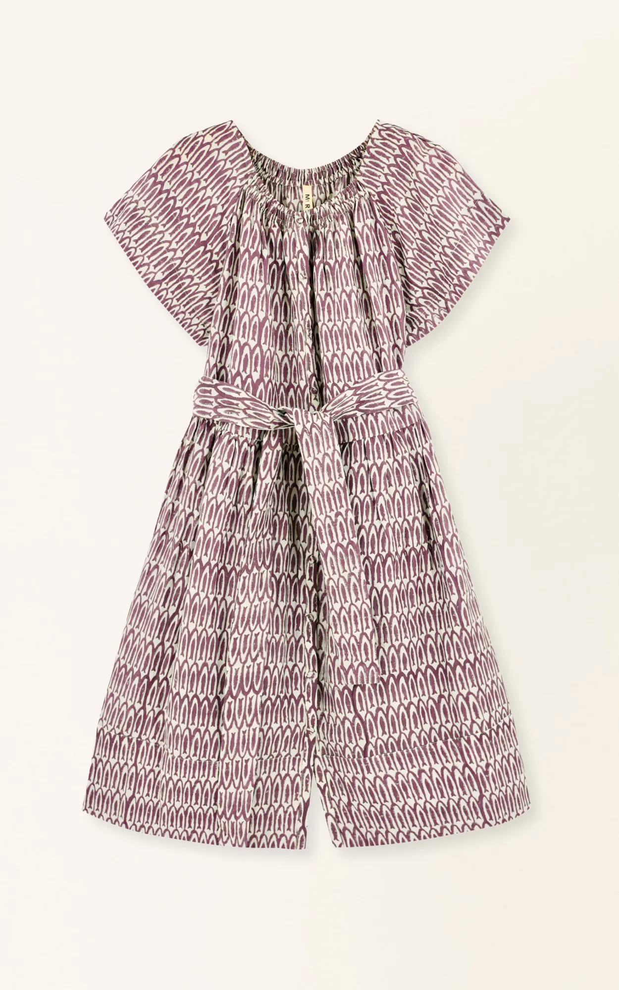 Vienna Short Dress in Grappa Minnow