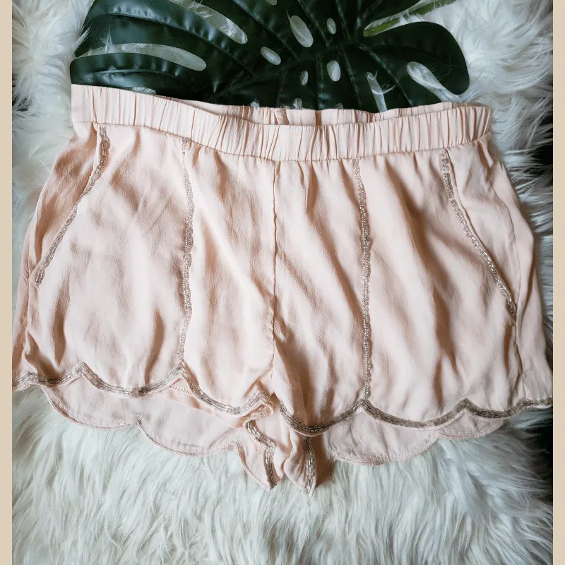 Vintage - Pink Embellished Shorts