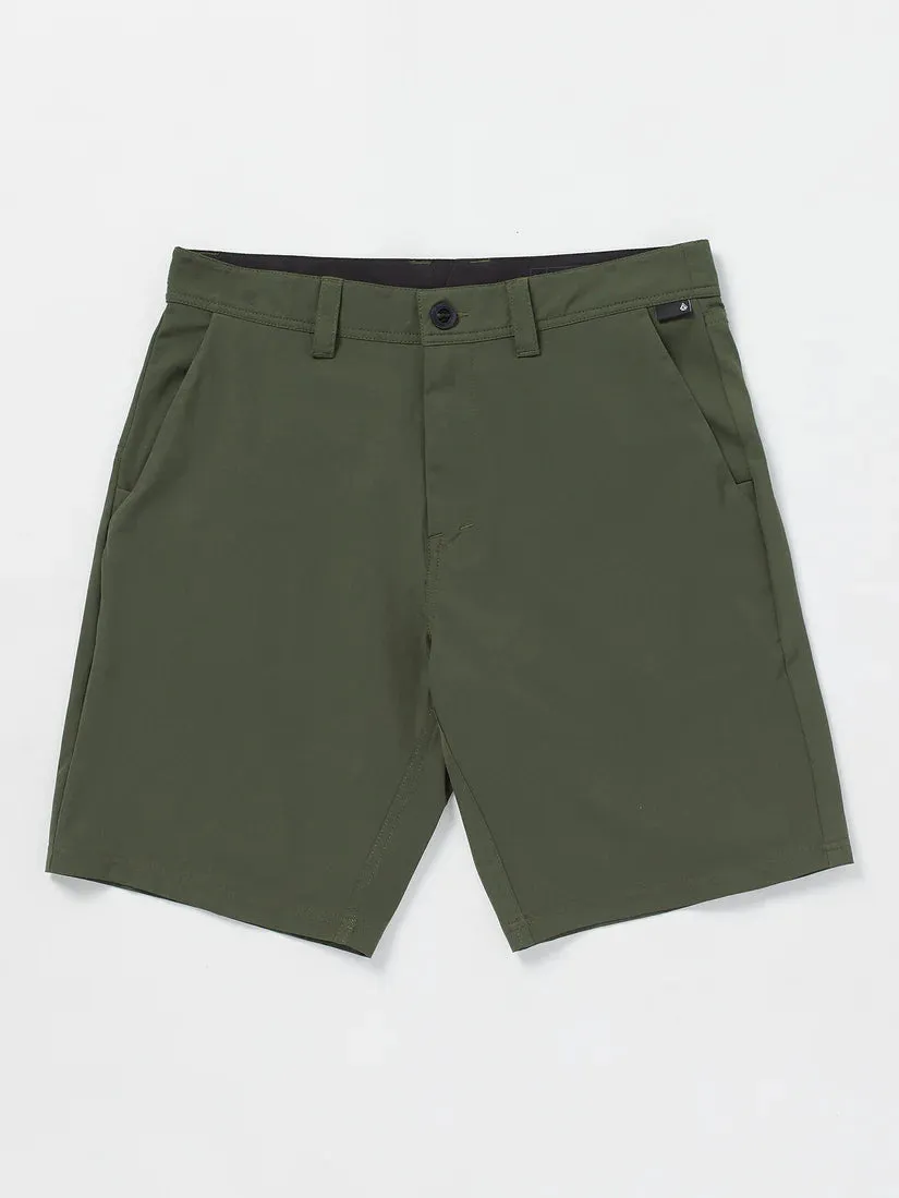 Volcom Frickin Cross Shred Shorts - Squadron Green