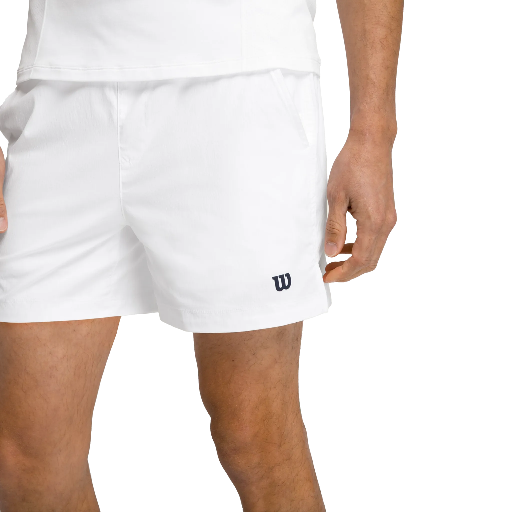 Wilson Tennis Volley Shorts 6" Men's Bright White