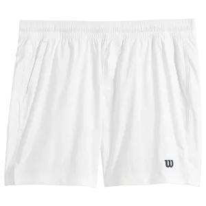 Wilson Tennis Volley Shorts 6" Men's Bright White
