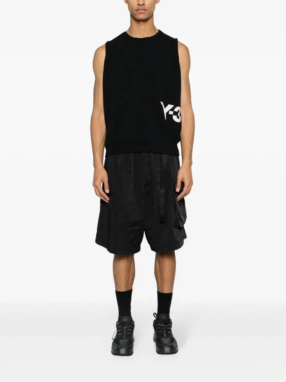 x Adidas logo-intarsia vest