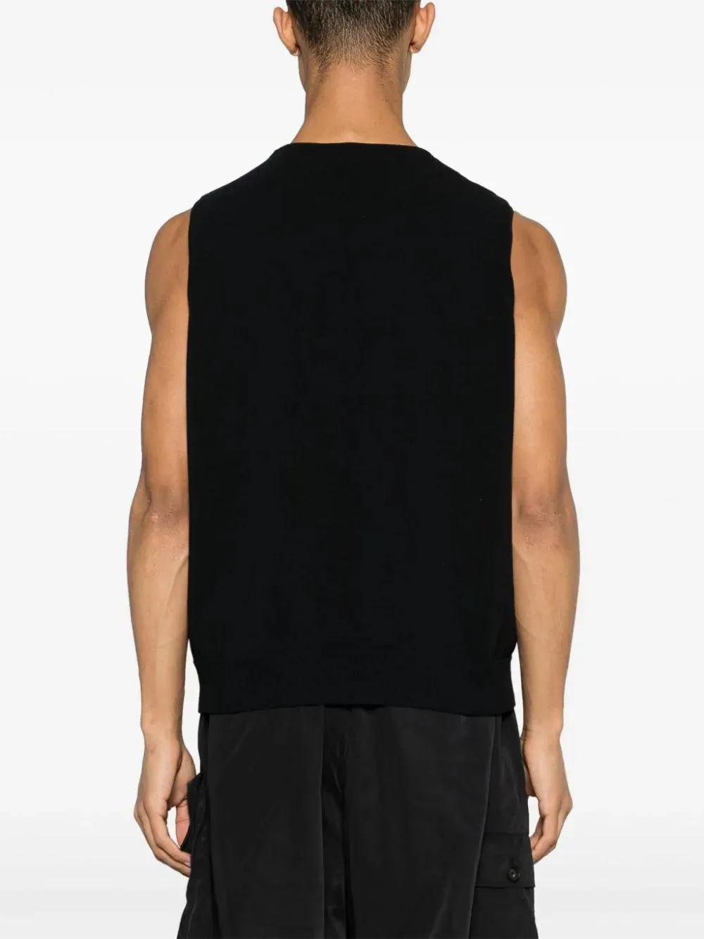 x Adidas logo-intarsia vest