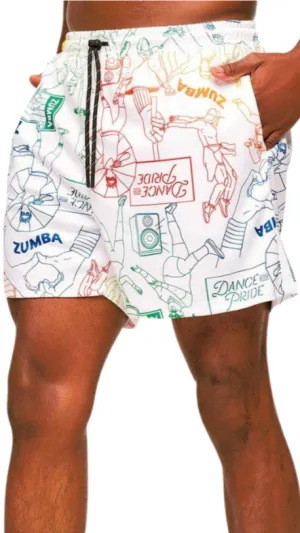 Zumba Men's Mesh Shorts (Pre-Order)