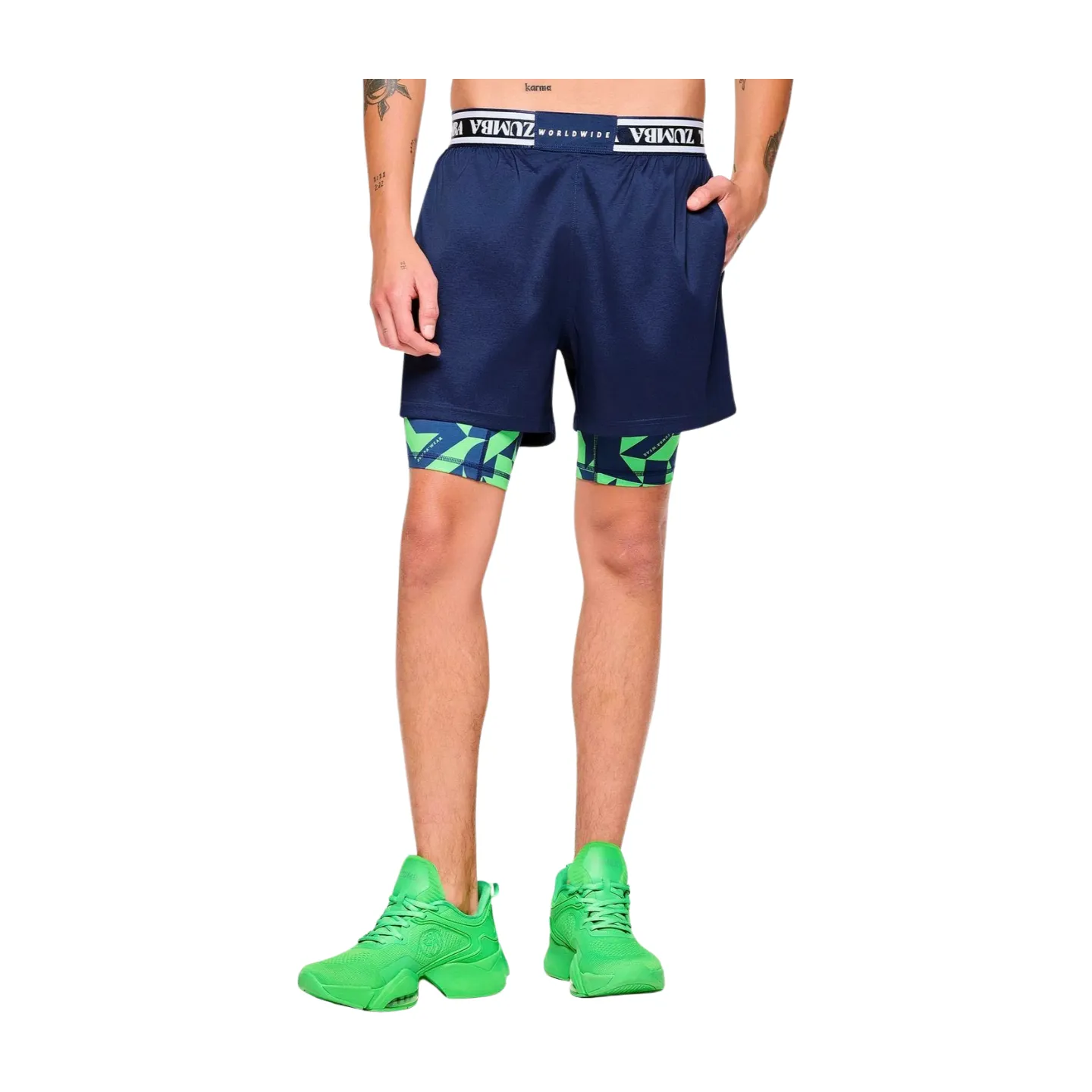 Zumba Out Loud Men's Shorts With Inner Lining (Special Order)
