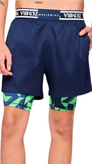 Zumba Out Loud Men's Shorts With Inner Lining (Special Order)