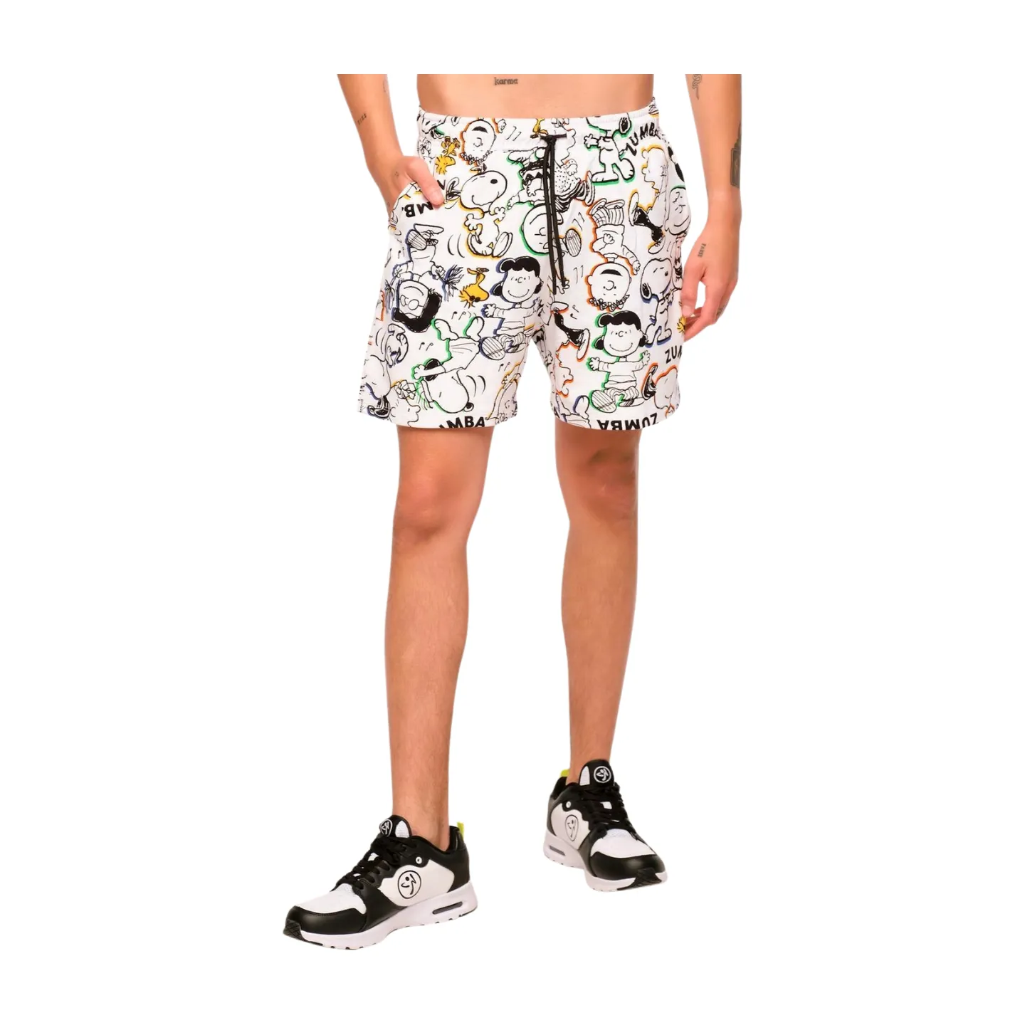 Zumba X Peanuts Men's Knit Shorts (Special Order)